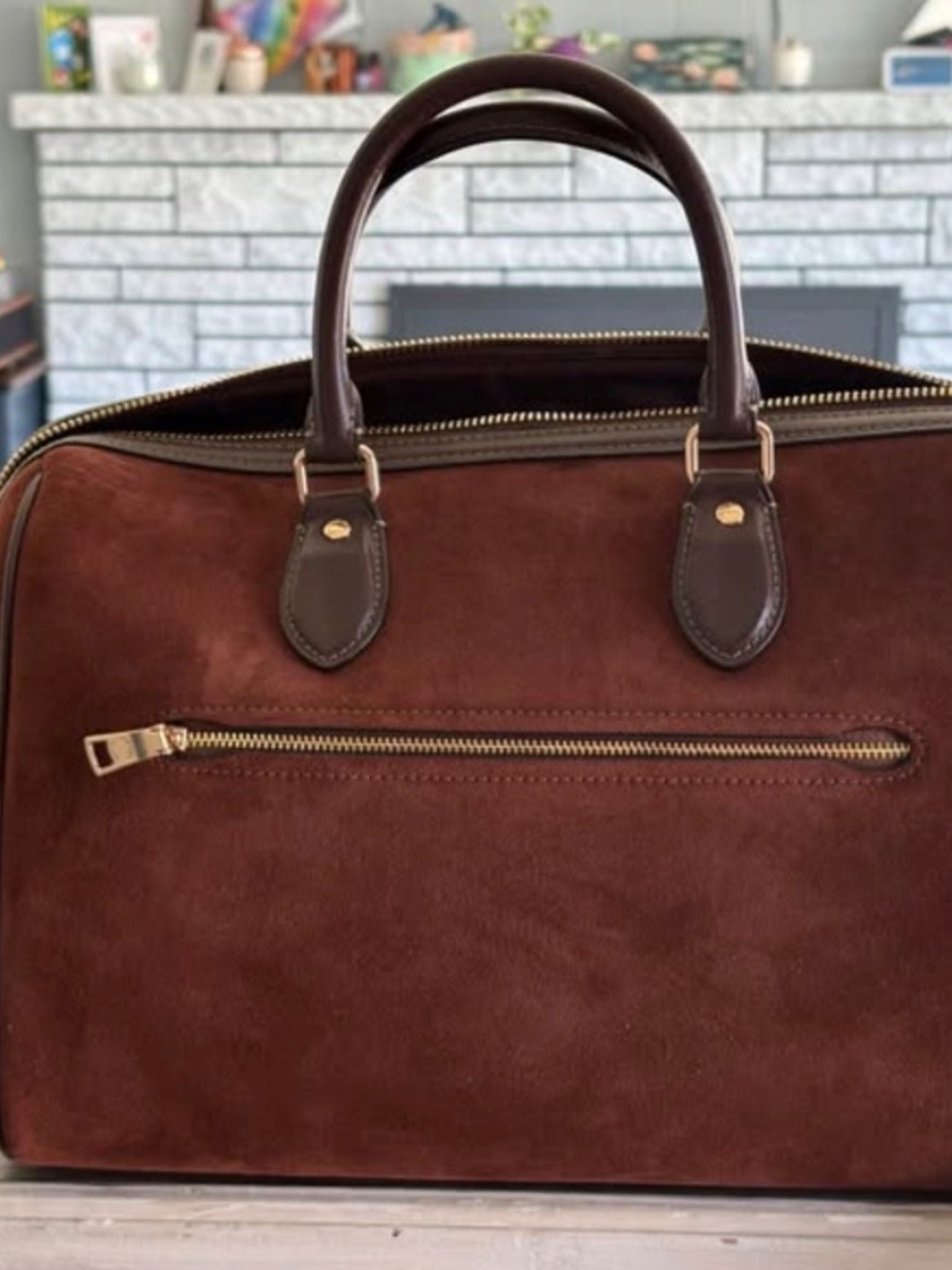 Large Coach Rowan - Suede - Picture 4 of 7